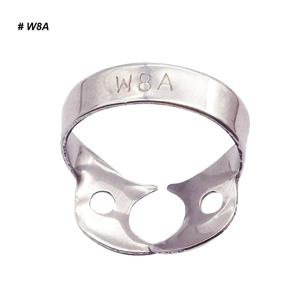 1Pc Dental Rubber Dam Clamps Endodontic Restorative Barrier Clips Stainless Steel Frame Holder for Molar Teeth Dentist Material