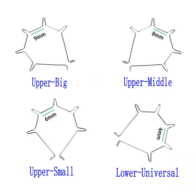 5pcs/pack Dental Anterior Root Torquing Auxiliary Arch Small Middle Large Orthodontic Accessories Dental Supplier
