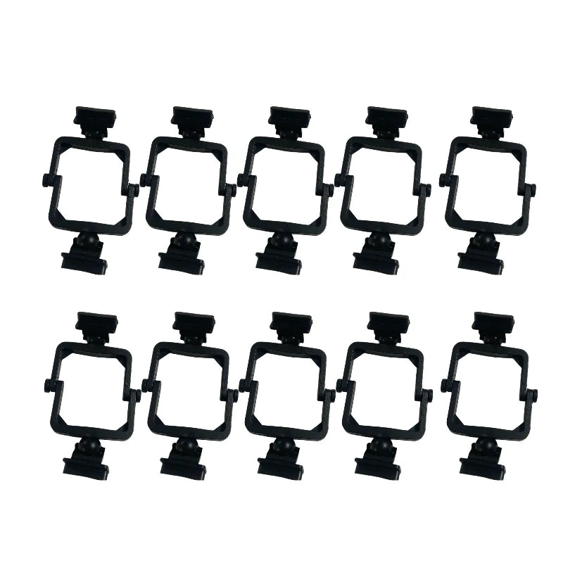 100pcs Dental Articulator Plastic Disposable Articulator Nylon Jaw Frame Black High and Low Neck Mouth Holder Dental Lab Tools