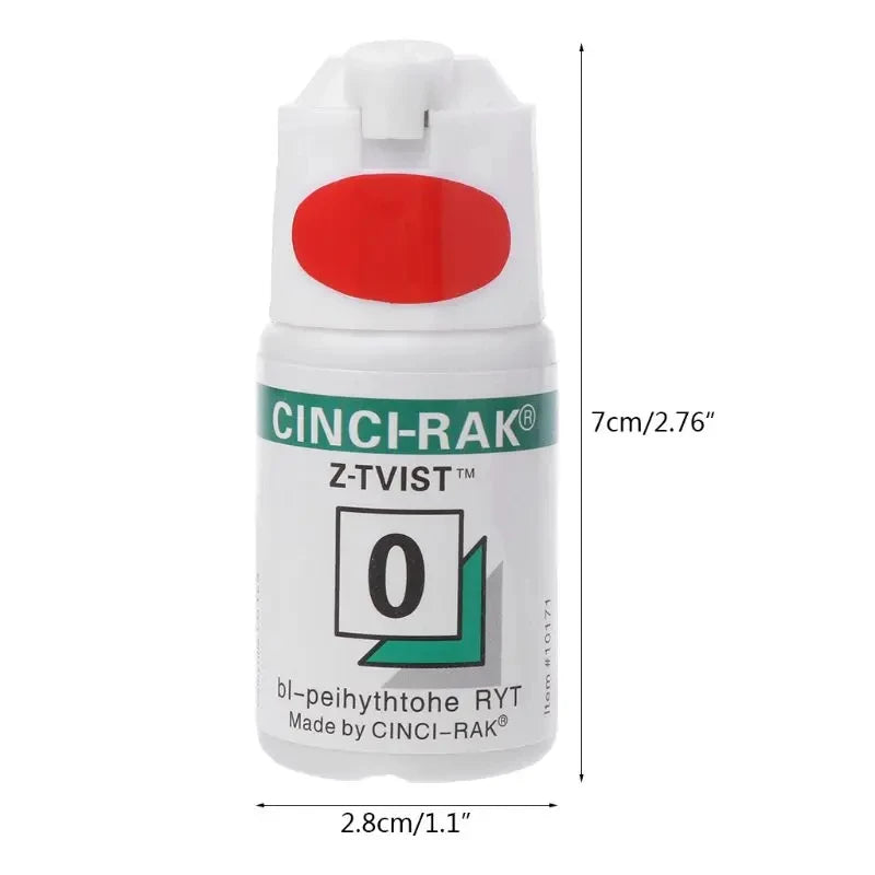 NIGF Dental Thread Disposable Gingival Retraction Cord Knitted Cotton Gum Line Dentist Material 1 Bottle Size 0# 00# 000#