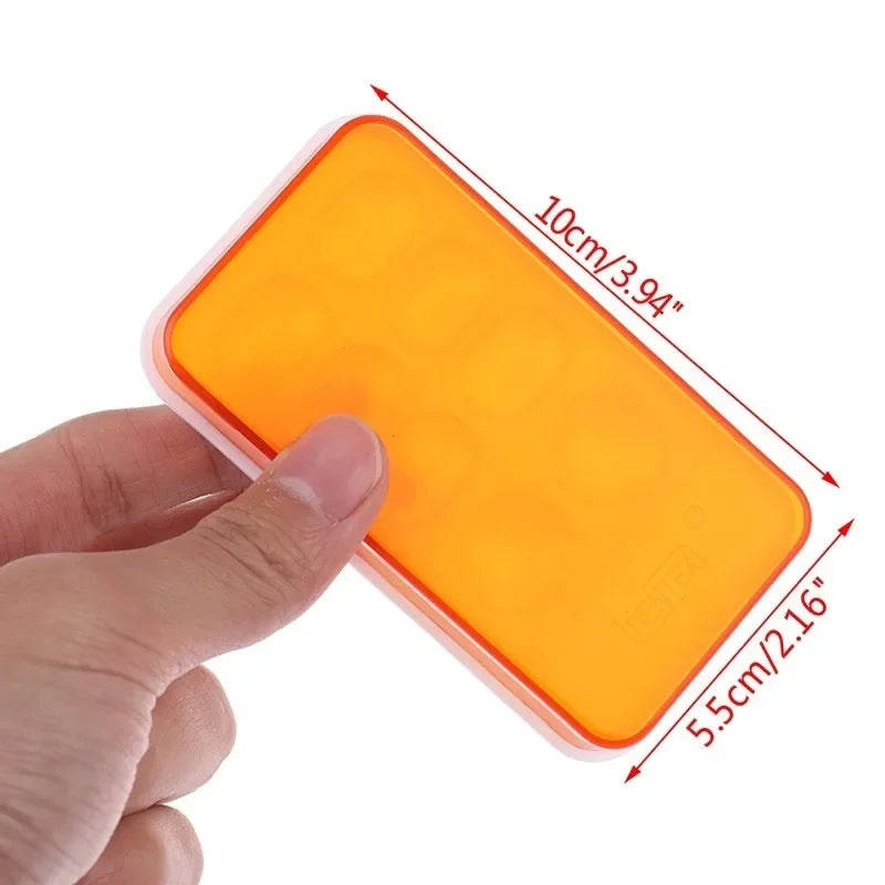 4/8 Slots Dental Resin Shade Light Storage Box Dental Palette with Cover Dental Veneer Box Mix Hood Case Shading Organizer Tool