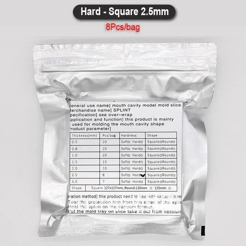 Dental Mouth Cavity Mould Slice Orthodontic Denture Model Mold Splint Soft/Hard Thermoforming Retainer Vacuum Forming Film Sheet
