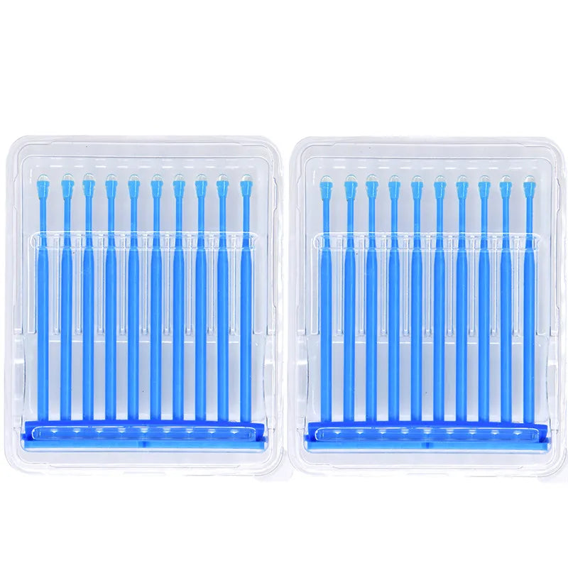 20 Pcs Dental Applicator Sticks Adhesive Tip for Tooth Crown Porcelain Veneer
