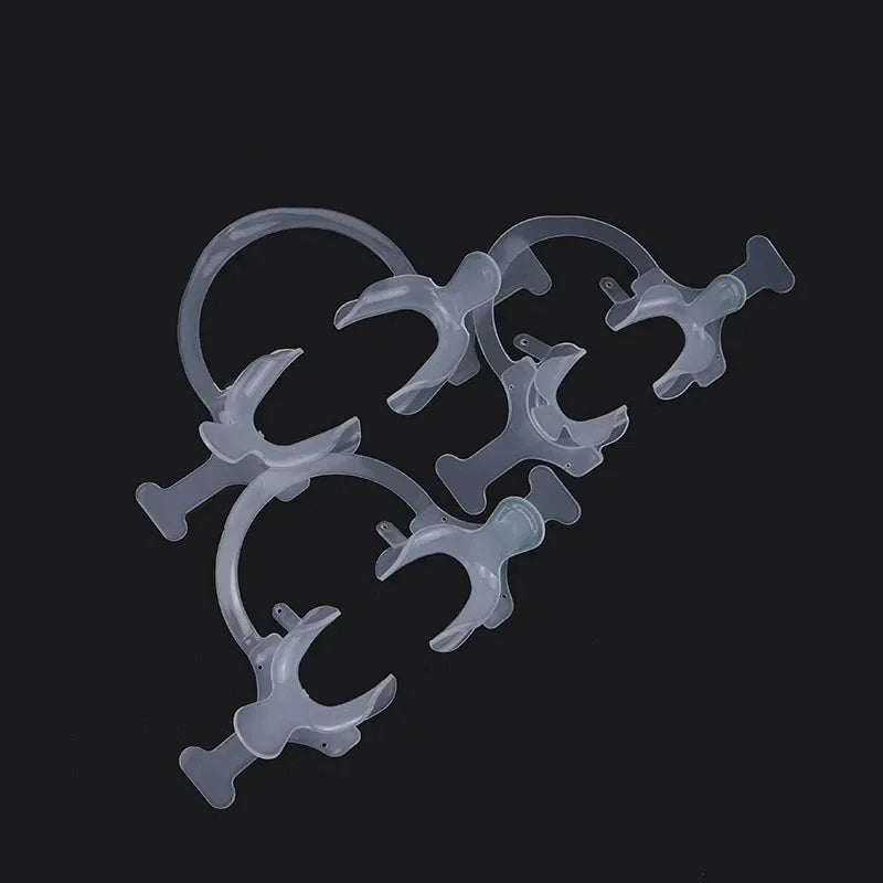 1pc Orthodontic Retractor Dental Photography Retractor Mouth Opener S/M/L Sizes Plastic C -Type Shape Dentistry Treatment Tools