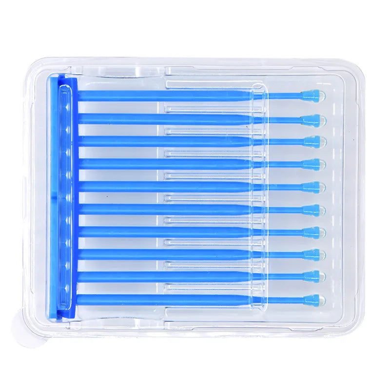 20 Pcs Dental Applicator Sticks Adhesive Tip for Tooth Crown Porcelain Veneer