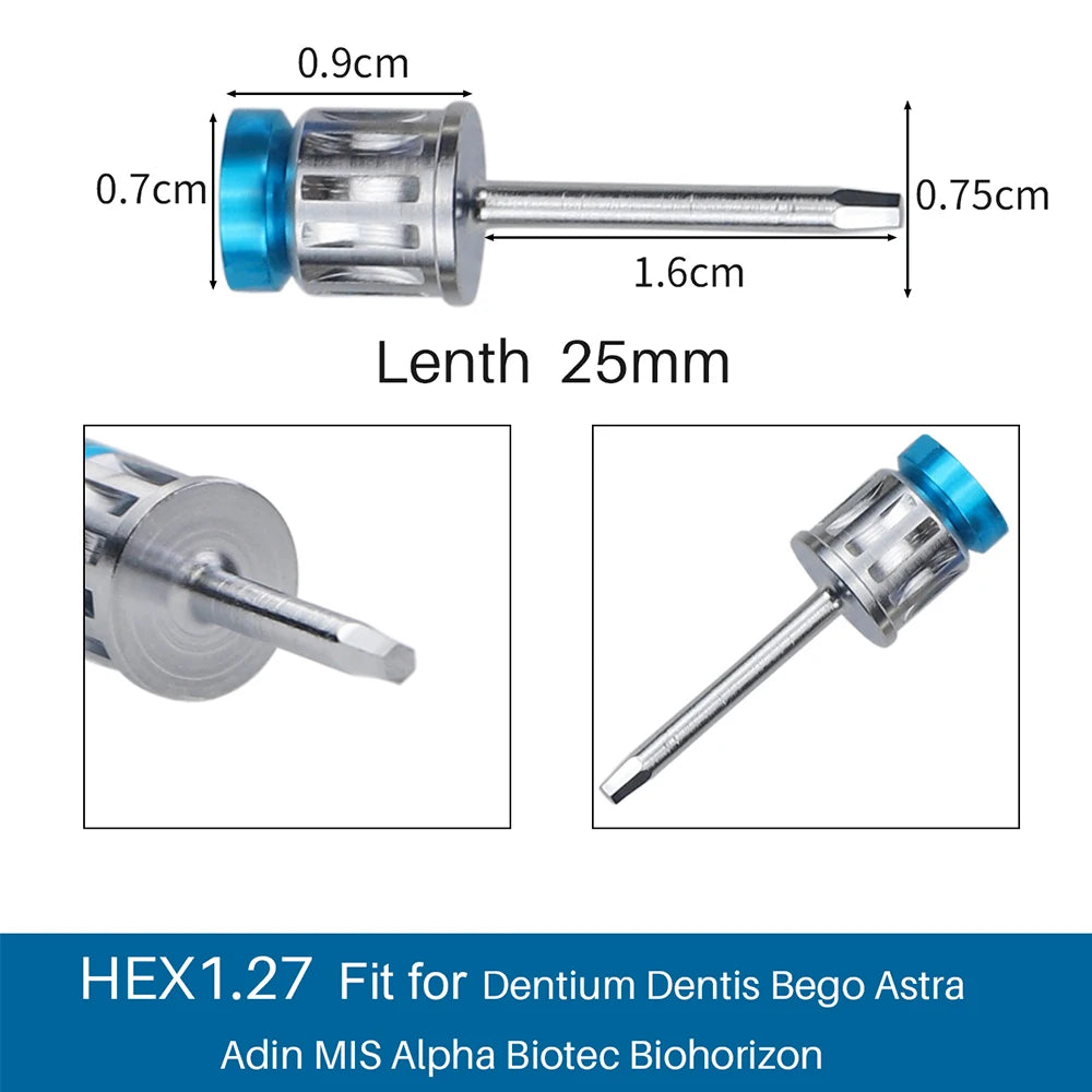 Dental Implant Restoration Tool Kit Dental Tool Box Dental Universal Implant Torque Screwdrivers Wrench 10-70NCM Dentist Tools