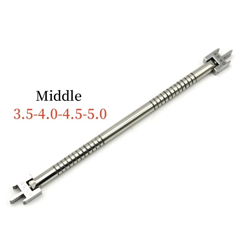 1pcs Dental Orthodontic Brackets Position Gauge Adjustable Stainless Steel Bracket Positioner Dentistry Tools