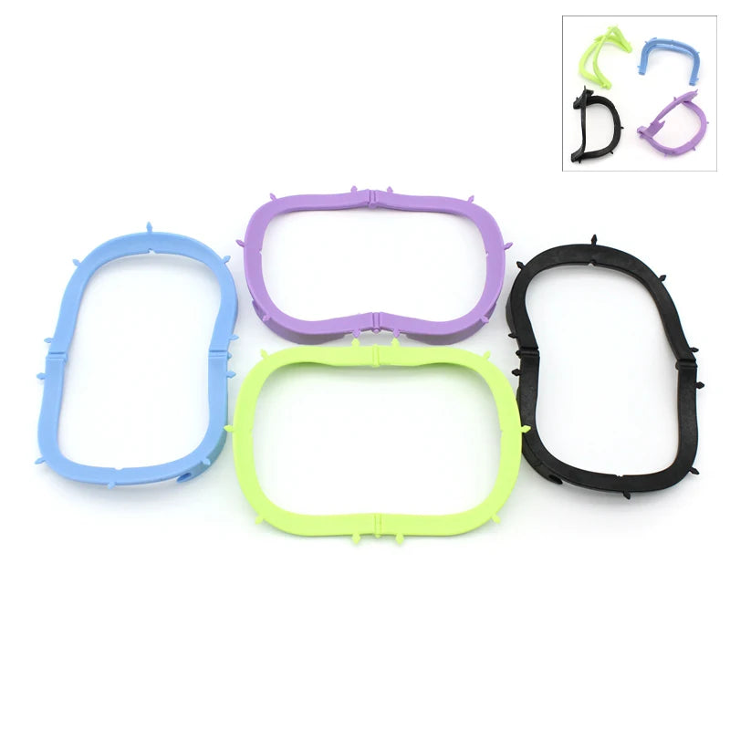1 Pcs Collapsible Rubber Barrier Face Bow Rubber Barrier Bracket Dental Surgery Oral Barrier Tool Collapsible Plastic Bracket