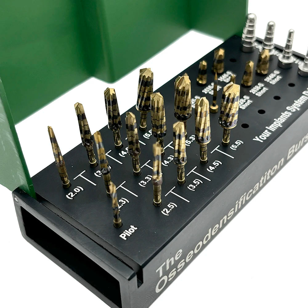 Dental Surgical Implant System Drivers Osseodensification Burs Drills Maxillary Sinus Lift Kit Tools