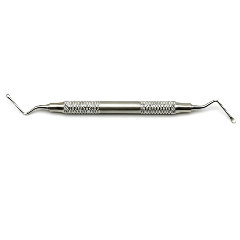 3pcs/set Dental Curette Scaler Jagged Curettes Dental Scaler Bone Curette Implant Stainless Steel dental Tools