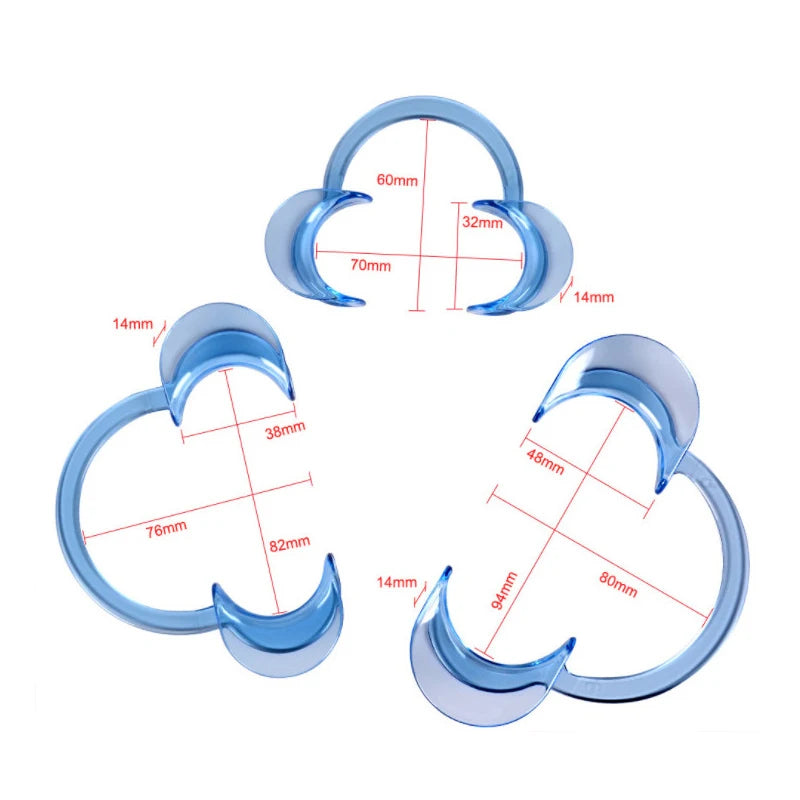 10pcs Dental Cheek Retractor C Shape Lip Mouth Opener Intraoral Dentist Orthodontic Tool For Oral Tooth Whitening Mouth Expander