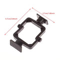 100pcs Dental Articulator Plastic Disposable Articulator Nylon Jaw Frame Black High and Low Neck Mouth Holder Dental Lab Tools