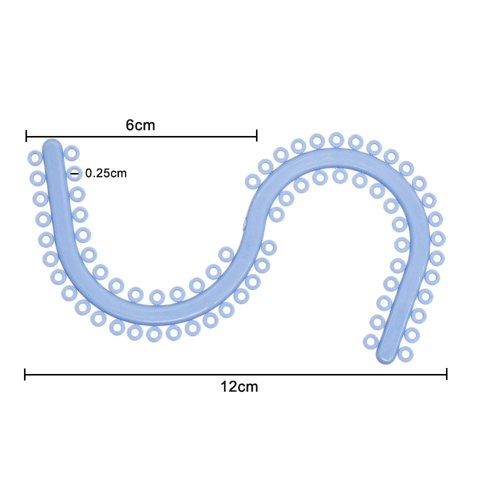 700Pcs/bag Dental Orthodontic Separators Elastics Separating Leagues S Style Rubber Bands For Brace Dentistry Accessories