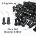 100pcs Needle Tips Dentistry Resin Acid Reagent Delievery Syringe Tip Dental Tooth Cleaning Oral Care Odontologia Probent