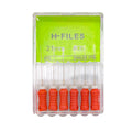 6Pcs/Box Dental Hand Use H Files Stainless Steel Endodontic Root Canal Files