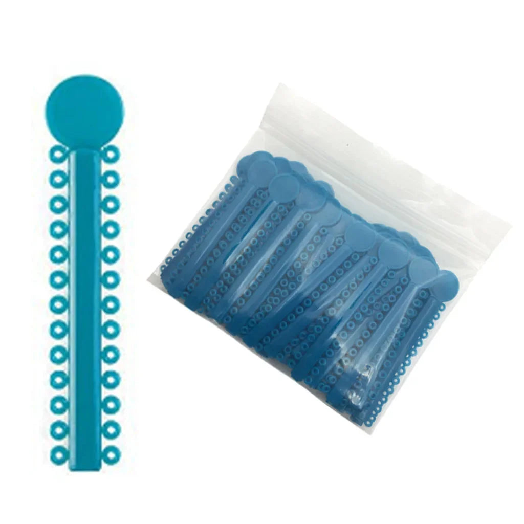 40Sticks=1040PCS Dental Orthodontic Elastic Ligature Ties Bands Ring for teeth Braces Dentist Ligating Gun Placer Tool Ortho