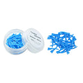40pcs Dental Plastic Tulwar Wedges with Hole Tooth Gap Sectional Matrix Refill Disposable Oral Care Materials S/M/L
