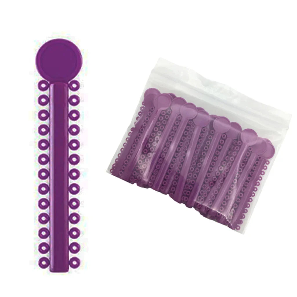 40Sticks=1040PCS Dental Orthodontic Elastic Ligature Ties Bands Ring for teeth Braces Dentist Ligating Gun Placer Tool Ortho