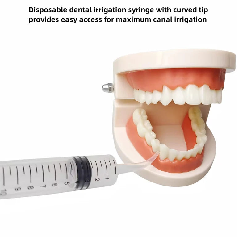 Product Package:  5PCS/10Pcs/20Pcs Dental Disposable Irrigation Syringe With Curved Tip 12ml For Dentist Use Dental Consumable Tool Oral Teeth Whitening  Product Specifiction:  1.Item name:Dental Irrigation Syringe 2.Color:Transparent 3.Material:PP Plas