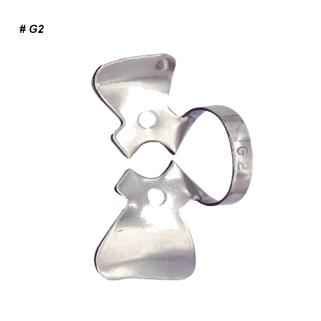 1Pc Dental Rubber Dam Clamps Endodontic Restorative Barrier Clips Stainless Steel Frame Holder for Molar Teeth Dentist Material