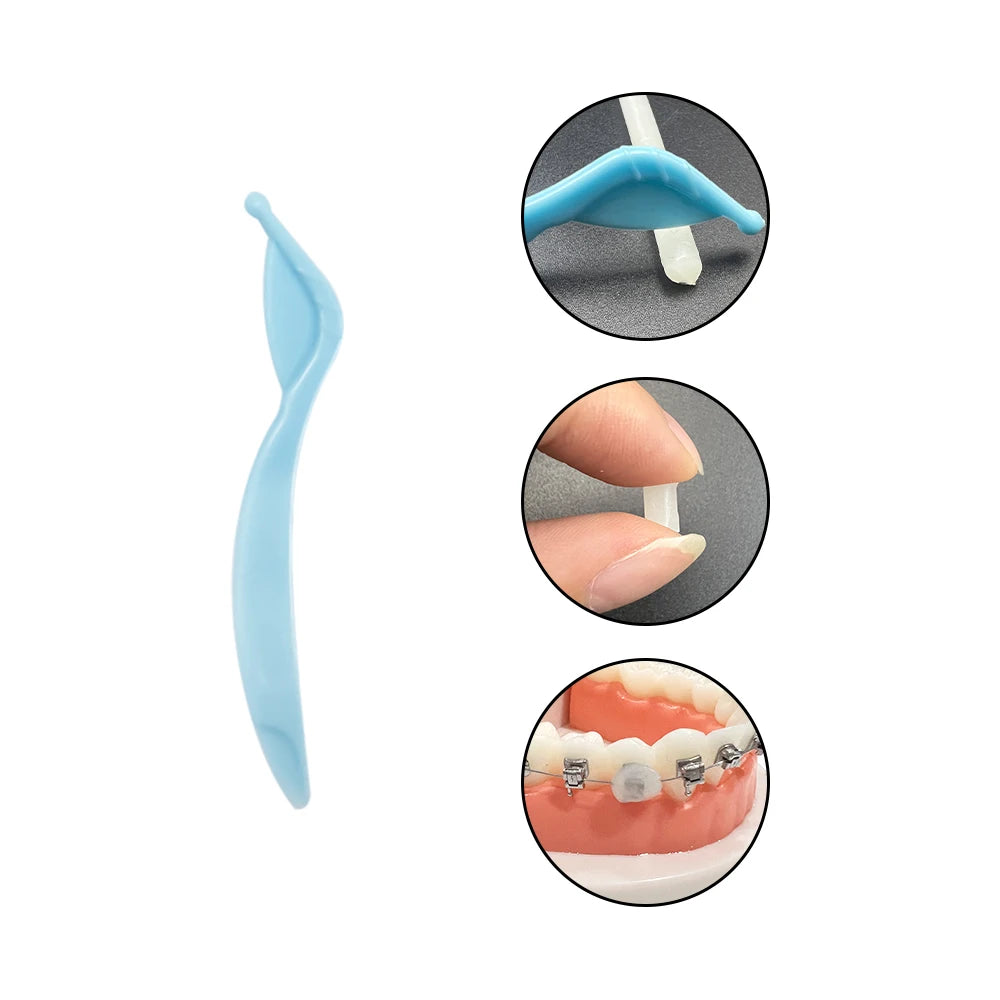 Oral Portable Toothbrush Orthodontic Set with Interdental Brush Toothbrush Teeth Cleaning Kits For Braces Gum Irritation Case