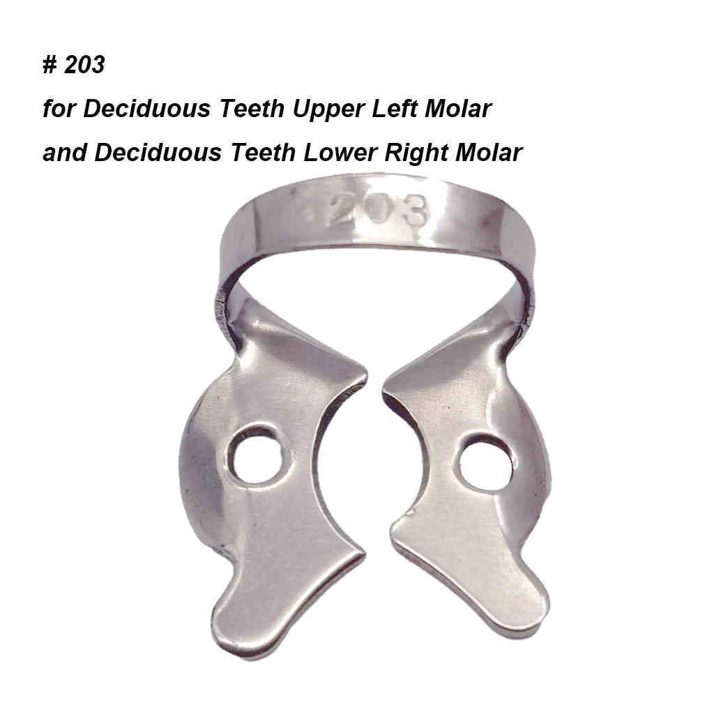 1Pc Dental Rubber Dam Clamps Endodontic Restorative Barrier Clips Stainless Steel Frame Holder for Molar Teeth Dentist Material