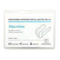 30Pcs/Box Dental Contoured Matrix Bands Kit Stainless Steel Sectional Matrices for Anterior Teeth 0.03mm Dentistry Material