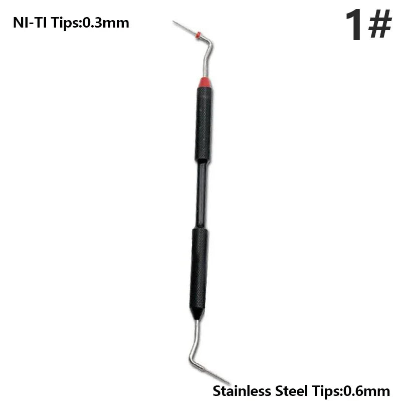 Dental Endodontic Hand Plugger Tip Instrument for Vertical Condensation Root Canal Filling and Obturation Presser Tool