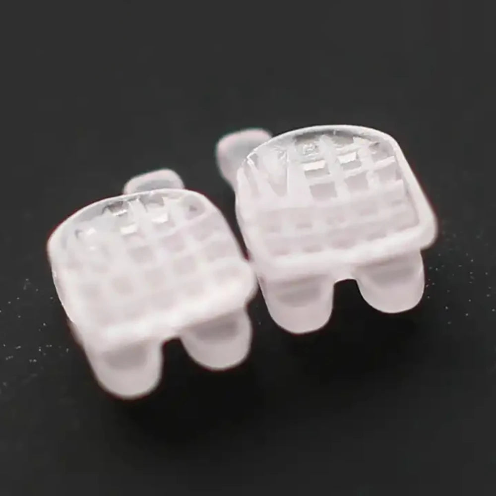 PIORPOY 20Pcs/Set Ceramic Dental Brackets Braces Monoblock Roth MBT 0.022 Hooks 3 4 5 Ortodoncia Braces Dentist Product