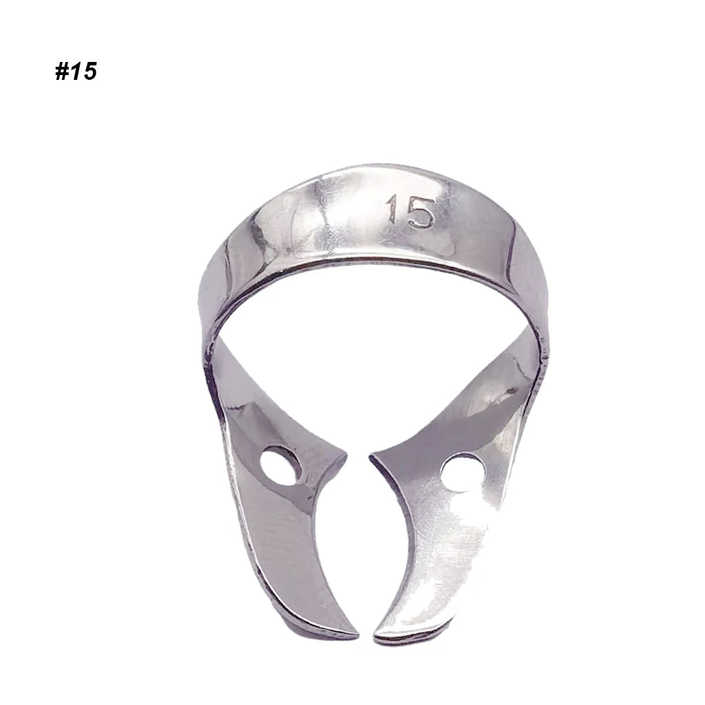 1Pc Dental Rubber Dam Clamps Endodontic Restorative Barrier Clips Stainless Steel Frame Holder for Molar Teeth Dentist Material