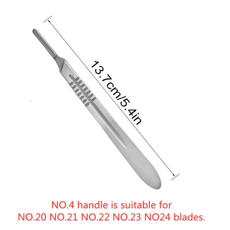 100pcs Sterile Carbon Steel Surgical Blades for DIY Cutting Phone Repair Carving Animal Grooming Maintenance Scalpel Knife