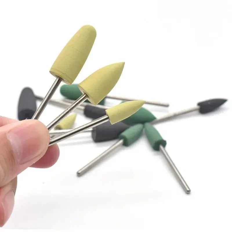 12pcs/SET Dental Resin Base Hidden Denture Polishing Kits for Low Speed Contra Angle Handpiece Dentistry Tools HP0412