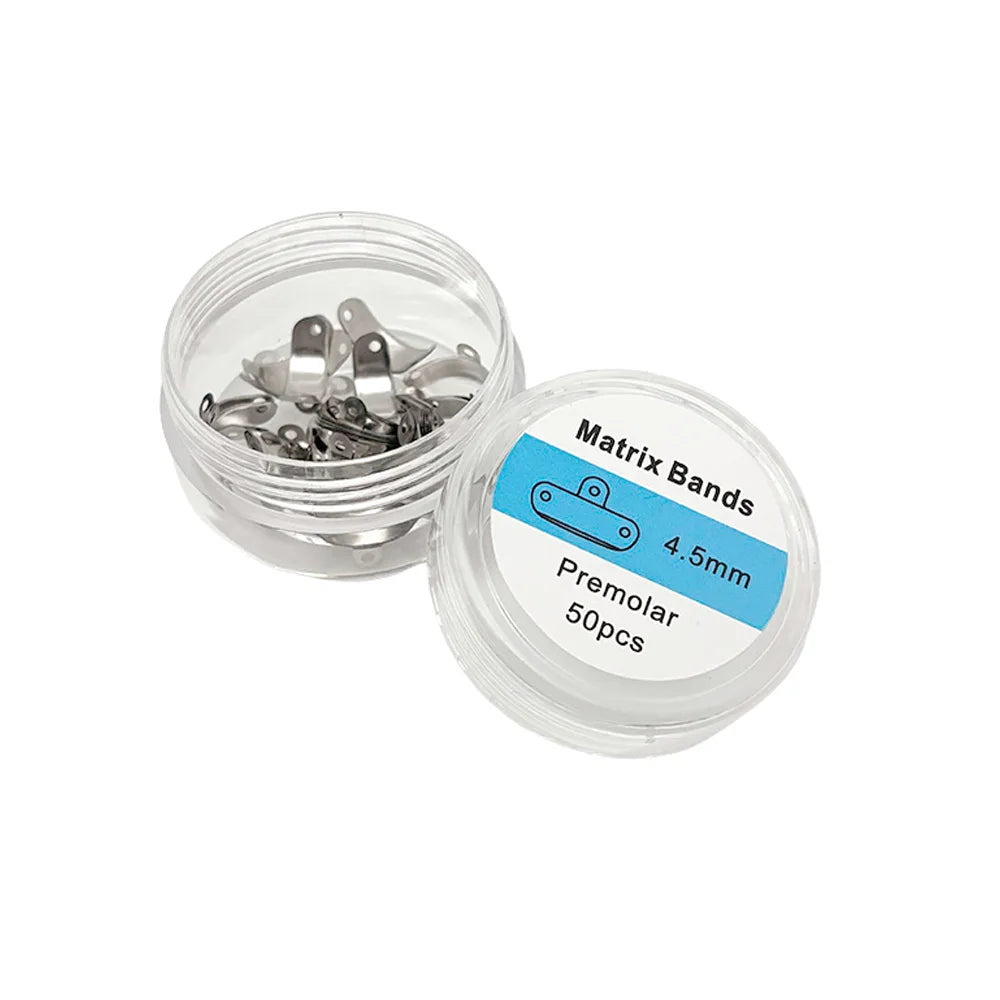 Dental Matrix Bands NITI Metal Matrices Clamp Ring Sectional Contoured Matrix System Clamping Dentist Tools Dentistry Material
