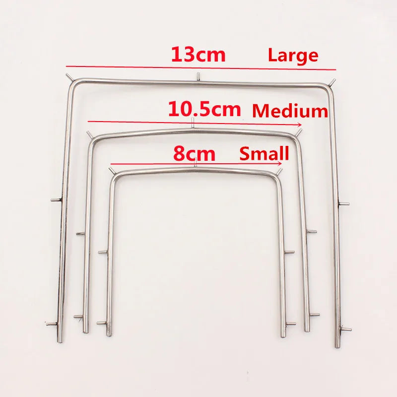Stainless Steel Dentist Rubber Dam Frame Holder Instrument Autoclavable for Dental Lab Supplies