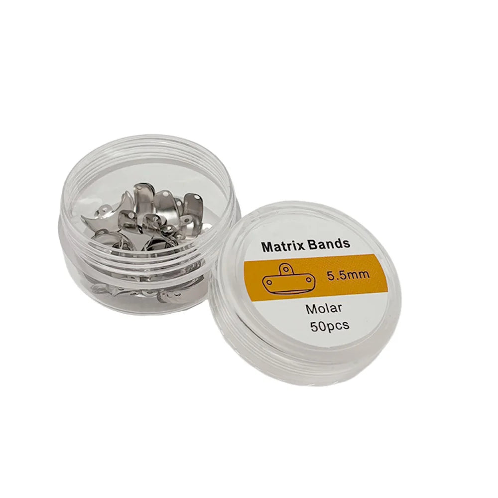 Dental Matrix Bands NITI Metal Matrices Clamp Ring Sectional Contoured Matrix System Clamping Dentist Tools Dentistry Material
