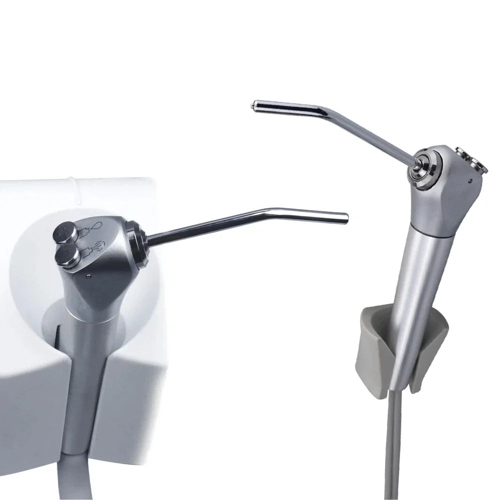 1PCS Dental Triple Syringe Handpiece Air Water Spray with 2 Nozzles Tips Tubes For Air Triple Syringe Dentistry Material