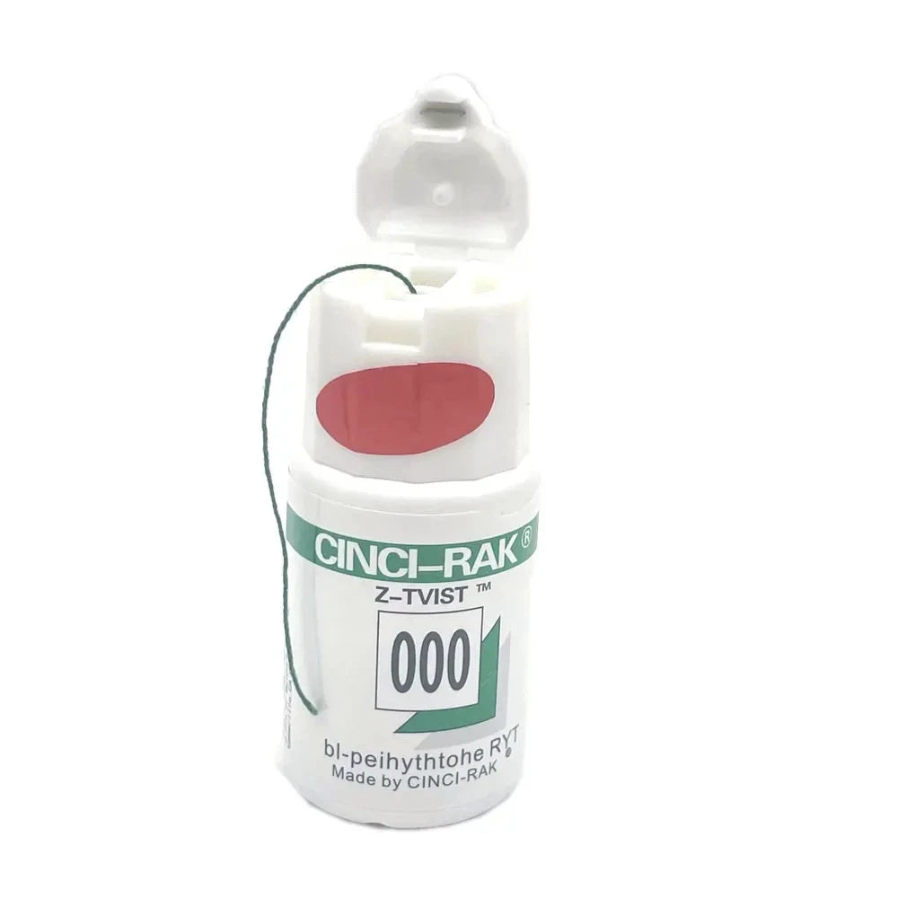 NIGF Dental Thread Disposable Gingival Retraction Cord Knitted Cotton Gum Line Dentist Material 1 Bottle Size 0# 00# 000#