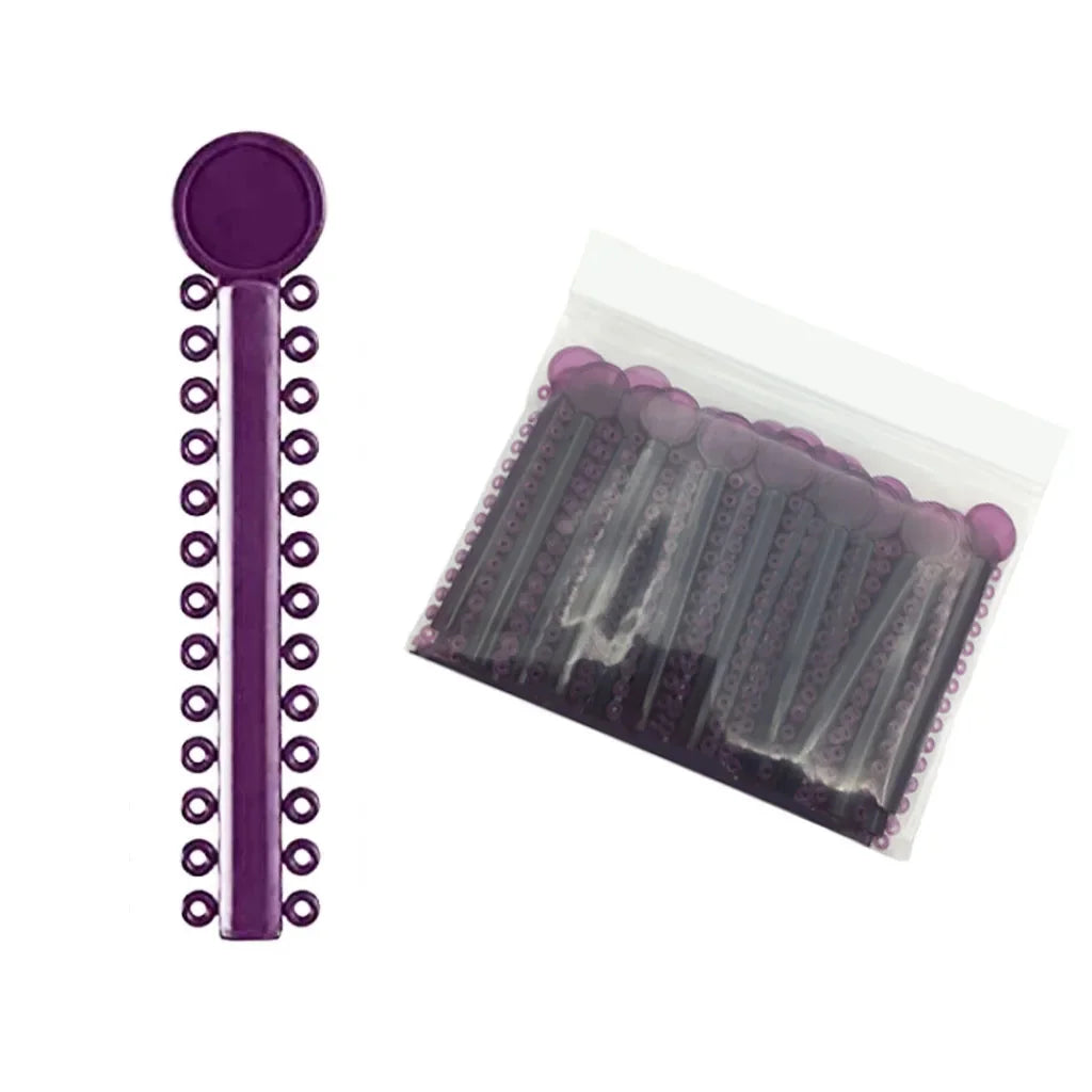 40Sticks=1040PCS Dental Orthodontic Elastic Ligature Ties Bands Ring for teeth Braces Dentist Ligating Gun Placer Tool Ortho