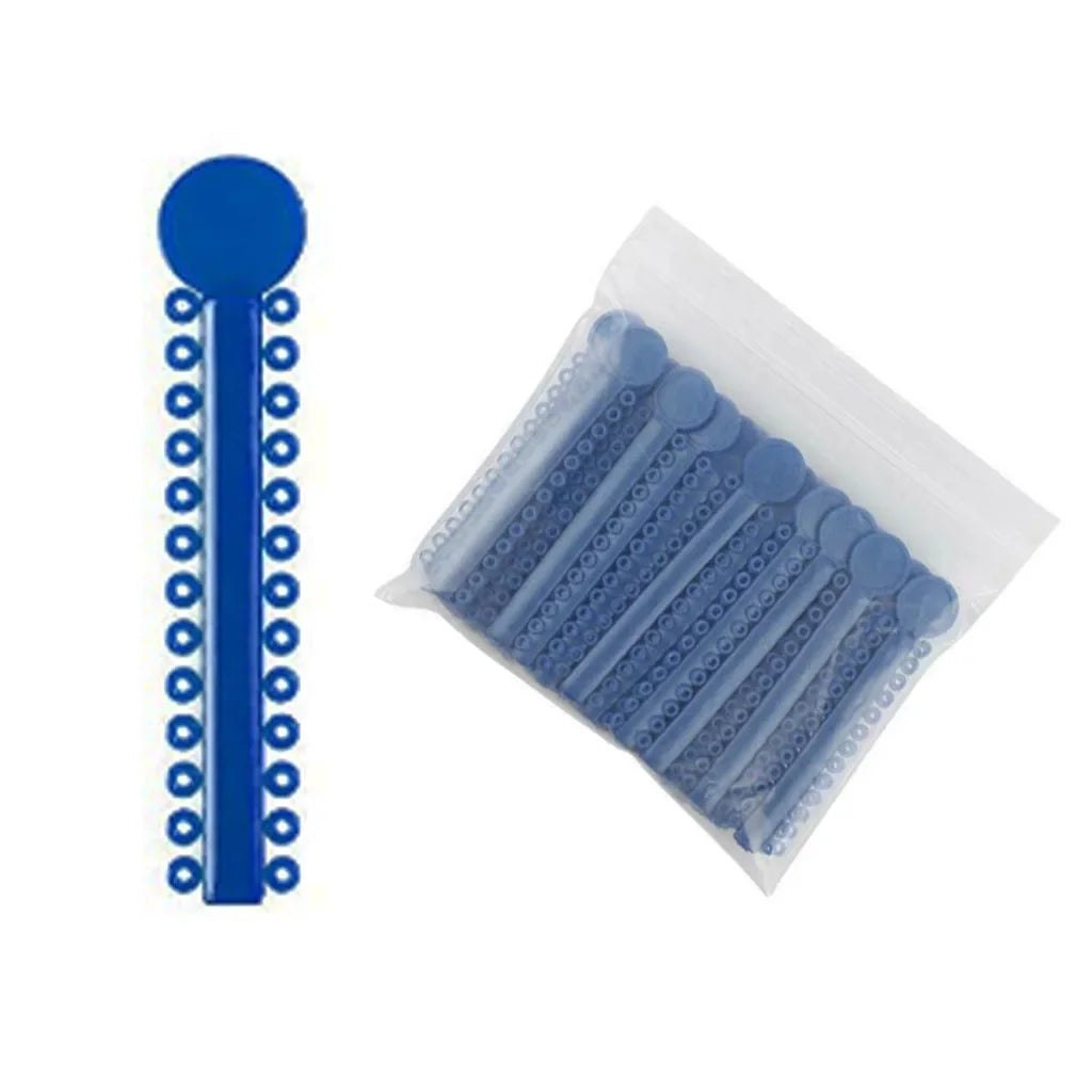 40Sticks=1040PCS Dental Orthodontic Elastic Ligature Ties Bands Ring for teeth Braces Dentist Ligating Gun Placer Tool Ortho