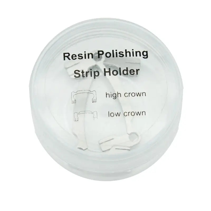 2PCS Dental Polishing Strip Holder Set Metal Hand Held Finishing Dentist Oral Cavi Tool For Resin Teeth Grinding