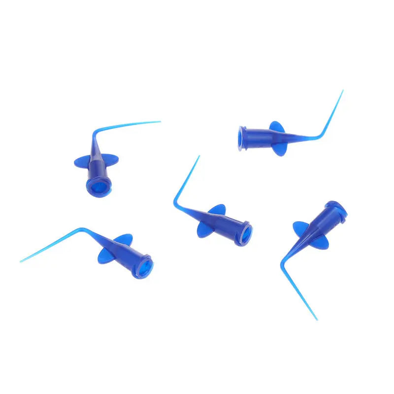 10pcs Disposable Rinse Tips for Irrigation Syringe Teeth Whitening Flexible Composite Resin Rinse Tip Endo Dental Tool