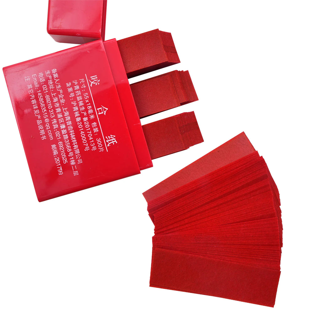300 Sheet Dental Articulating Paper Strips Occlusive Paper Dental Lab Products Tool Oral Teeth Care Whitening Material 55*18mm
