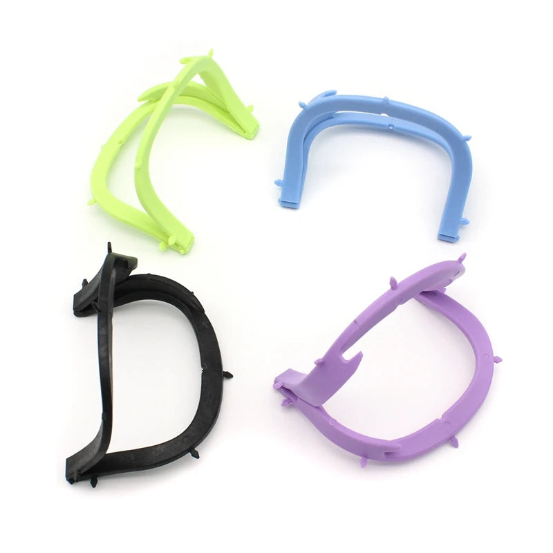 1 Pcs Collapsible Rubber Barrier Face Bow Rubber Barrier Bracket Dental Surgery Oral Barrier Tool Collapsible Plastic Bracket