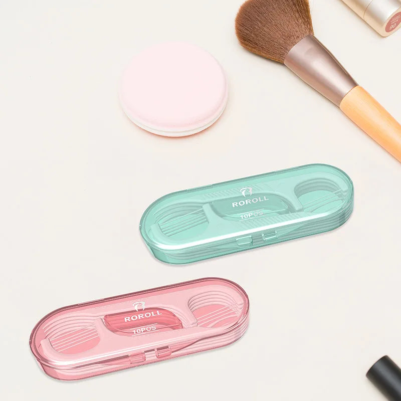 1 Box Portable Floss Toothpick Box Toothpick Floss Storage Box Floss Toothpick Set Teeth Cleaner With Storage Tube Gift