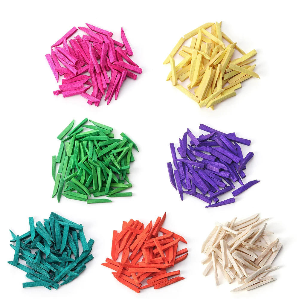 100PCS/BOX  Azdent Dental Wedges Composite  Wooden Wedges Matrix Matrices Dam Composite Tooth Seperator Tools