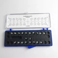PIORPOY 20Pcs/Set Ceramic Dental Brackets Braces Monoblock Roth MBT 0.022 Hooks 3 4 5 Ortodoncia Braces Dentist Product