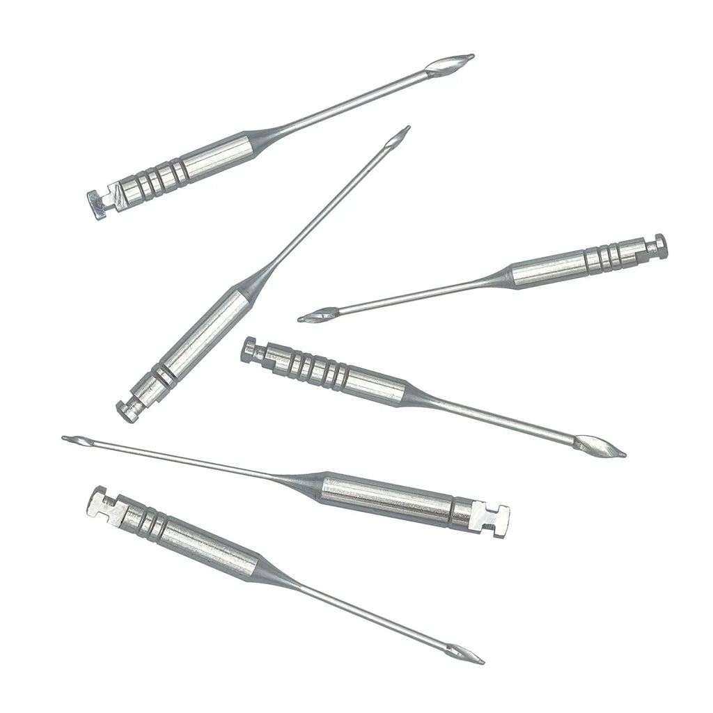 6Pcs/Pack Dental Endodontic Peeso Reamer Gates Drill Glidden Rotary 28mm 32mm Engine Use Stainless Steel Endo Files #1-6 Dentist