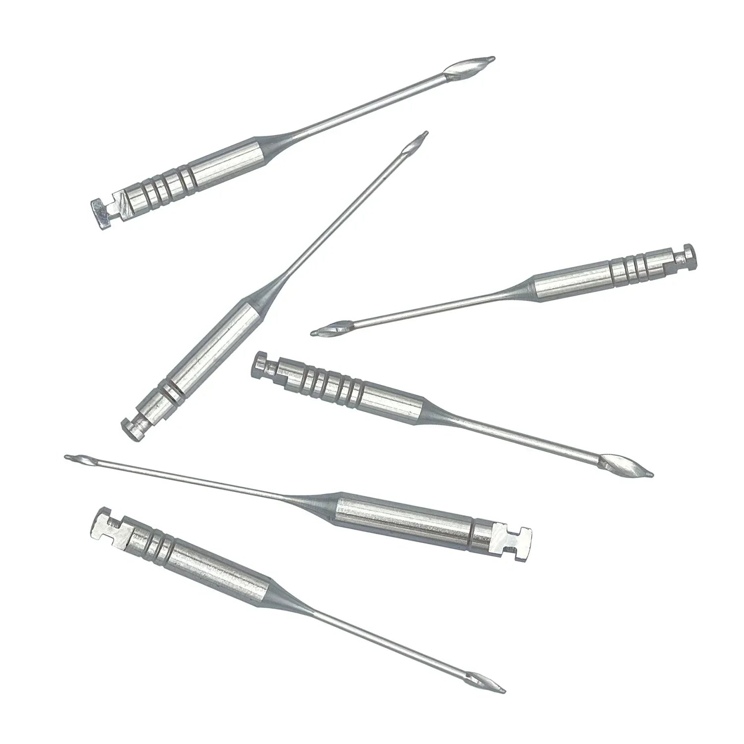 6Pcs/Pack Dental Endodontic Peeso Reamer Gates Drill Glidden Rotary 28mm 32mm Engine Use Stainless Steel Endo Files #1-6 Dentist