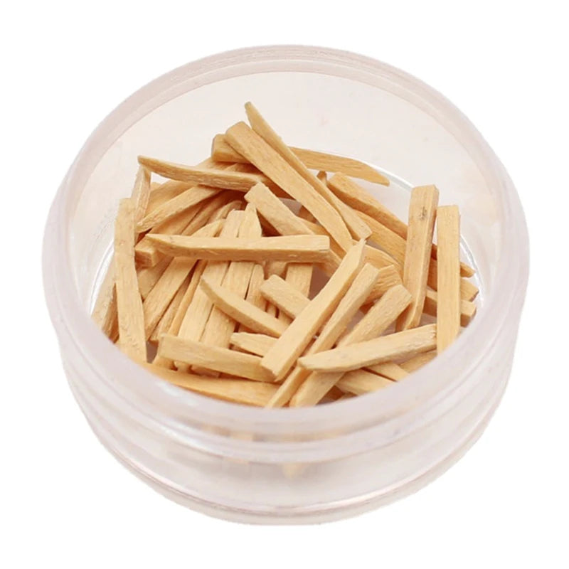 50Pcs Dental Interdental Wedge Wood Tooth Gap Wedge Specially Treated Tips Gum Protection Dentist Disposable Supplies