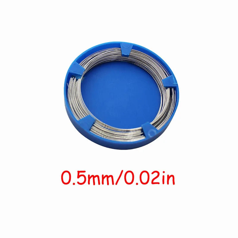 1Box/Roll Dental Orthodontics Round Stainless Steel 0.5-1.6mm  Arch Wire Dentist Oral materials Teeth Surgical Instruments
